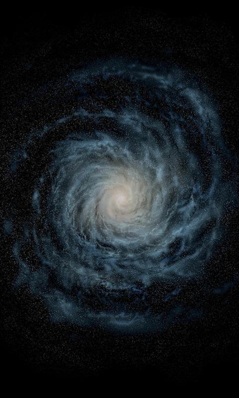 0系列手机壁纸之银河系黑洞