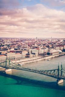 高清布达佩斯——自由桥背景图